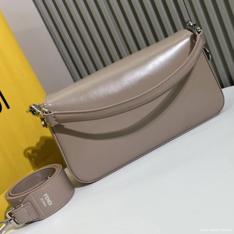 Vintage HOT Medium Bag Leather Tiffany Smooth In Khaki Fendi Baguette 0723